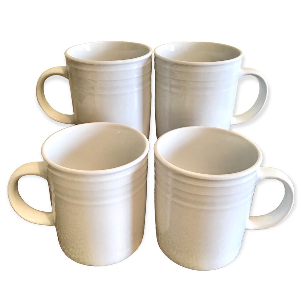 LAGOSTINA | Firenze White Porcelain Mugs - Set of 4